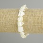 Bransoletka z masy perłowej, fasetowane kulki o średnicy 9–12×11–13 mm, długość 18 cm ±, elastyczna
