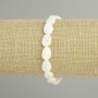 Bransoletka z masy perłowej w kształcie liści, średnica 12×8 mm ±, długość 18 cm ±, elastyczna