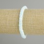 Bransoletka z nieobrobionej muszli Skafarki w formie rondla, średnica 6×1,5–2 mm ±, długość 18 cm ±, elastyczna