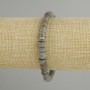 Bransoletka z muszli Skafarka, rondle, średnica około 6 mm, długość 18 cm, na elastycznej gumce
