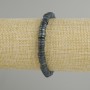 Bransoletka z muszli Skafarka rondel, średnica 6×1,5–2 mm, długość 18 cm, elastyczna
