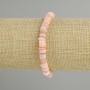 Bransoletka z muszli Skafarka – rondele, średnica 6×1,5–2 mm, długość 18 cm, na elastycznej gumce