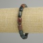 Bransoletka z jaspisu baryłkowego, średnica 12×8 mm +-, długość 18 cm +- elastyczna
