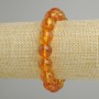 Bransoletka Cytryn gładka kulka, średnica 12 mm, długość 18 cm, elastyczna