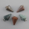 Wisiorek – Wahadło z agatu mechowego 28×20×14 mm+