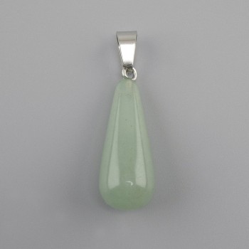 Wisiorek Kropla z nefrytu 10×26×36 mm+