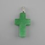 Wisiorek «Krzyż» z chryzoprazem 18×26×34 mm+