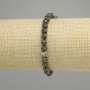 Bransoletka Serafinit kulka fasetowana 6 mm, długość 18 cm +/- rozciągliwa