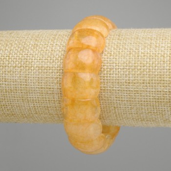 Bransoletka Cytrynowy łańcuch, średnica 20×13mm+-, długość 18cm +- sprężynka