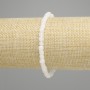 Bransoletka adular granowana sześcian, średnica 4×4 mm ±, długość 18 cm ±, elastyczna