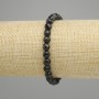Bransoletka turmalin 6 mm fasetovaný koralík, priemer 6mm+-, dĺžka 18 cm +- pružný