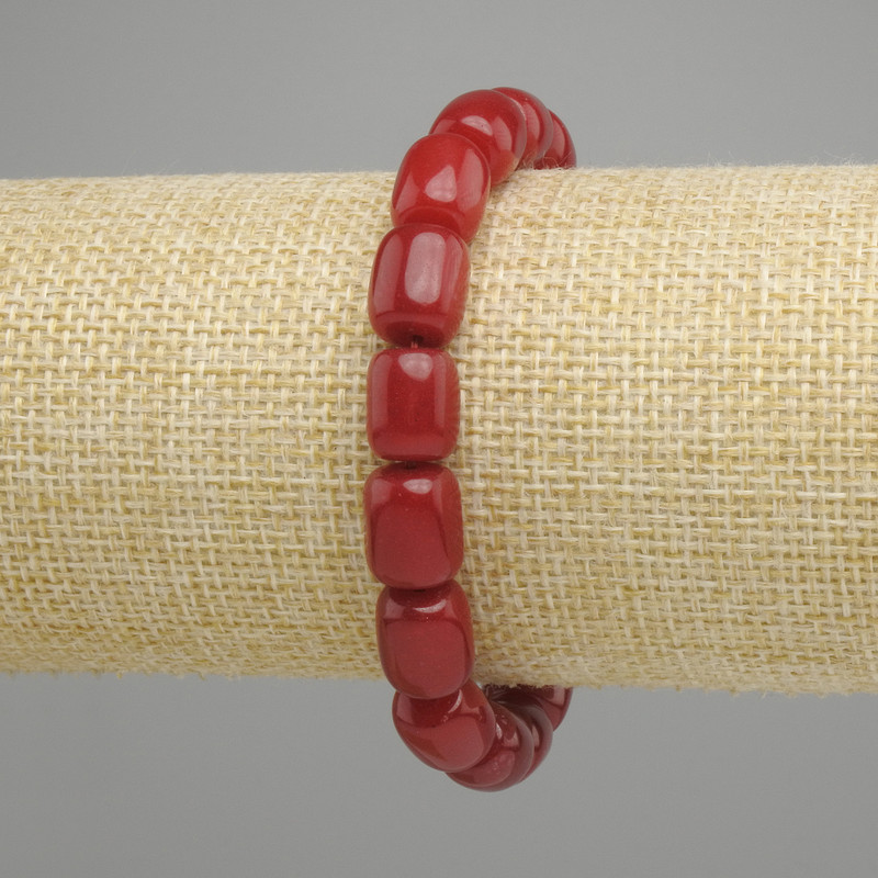 Bransoletka Turmalin barilo, średnica 10,5–11×9 mm, długość 18 cm, elastyczna
