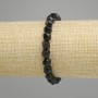 Bransoletka z agatą wieloaspektową, średnica 7×7mm ±, długość 18cm ±, elastyczna
