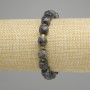 Bransoletka Lavrikit szlifowany kawałek, średnica 8-9 mm+- koraliki 3 mm+-, długość 18 cm +- elasticzna