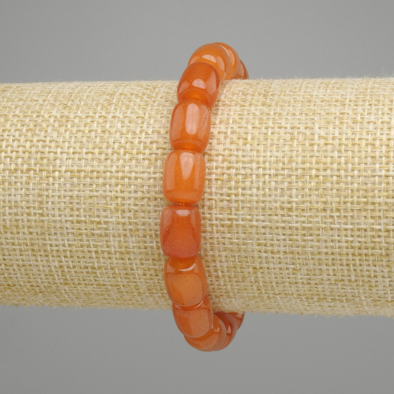 Bransoletka nefrytu Mashan barilo, średnica 10,5×8,5mm, długość 18 cm, elastyczna
