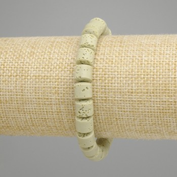 Bransoleta Lawa cylinder, średnica 8×8 mm +-, długość 18 cm +- stretch