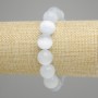 Bransoletka oko kota gładkie kule, średnica 13,5 mm, +-/-, długość 18 cm +- elastyczna