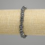 Bransoletka hematyt drobina 5-8, 5×2-2, 5mm+-, długość 18 cm +- stretch