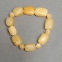 Bransoleta agat prostokąt 16x12mm+- wielościany 8mm+-, długość 18cm +-, elastyczna