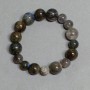 Bransoletka Labradorit gładkie kule 9,5 mm+- 12 mm+-, długość 18 cm +- elastyczna
