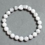 Bransoletka kahelong kulka 8mm+- serce 10mm+-, długość 18cm +- stretch