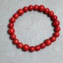 Bransoletka Koralowa kulek 7,5 mm ±, długość 18 cm ± elastyczna
