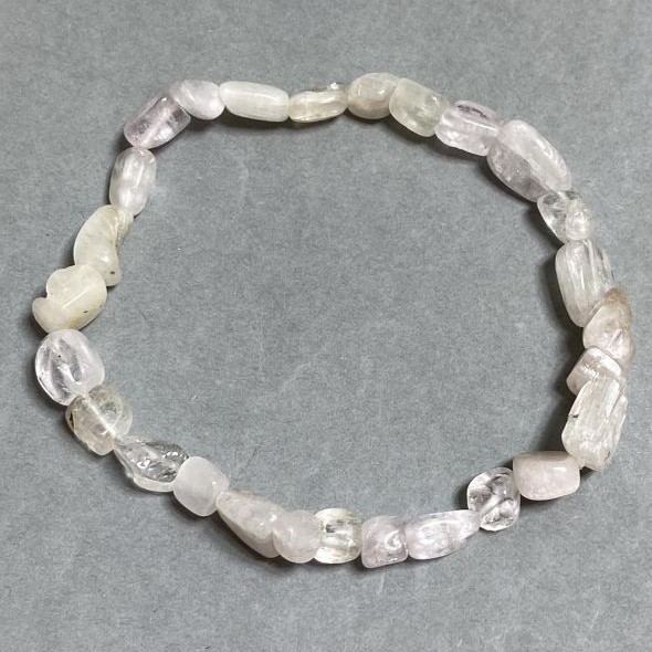 Bransoletka Kryształ górski gładka 6-10×4-7 mm ±, długość 18 cm ±, stretch