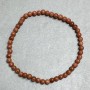 Bransoleta Aventuryna gładka kulka 4mm+-, długość 18cm +- sprężynka