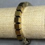 Bransoletka Hematyt kostka 8mm+-, długość 18cm +- stretch