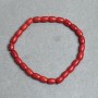 Bransoletka Koral beczułka 7x5mm+-, długość 18cm +- stretch