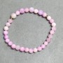 Bransoletka Kryształ czeski kulka fasetowana 8mm+- Akryl kulka 6mm+-, długość 18cm +- stretch