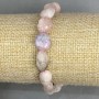 Bransoletka Morganit otoczaki, średnica 12-18x9-10mm+-, długość 18cm +- stretch