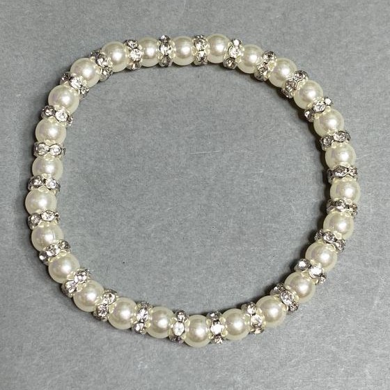 Bransoletka Majorka kulka 6mm+-, długość 18cm +- guma