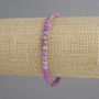 Bransoletka Fosphosyderyt fasetowany kostka, średnica 4×4 mm ±, długość 18 cm ± z elastykiem (stretch)