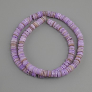Buzynki z muszli skafarce rondel, średnica 6×1, 5-2 mm ±, długość 39 cm ± na żyłce