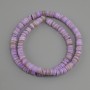 Buzynki z muszli skafarce rondel, średnica 6×1, 5-2 mm ±, długość 39 cm ± na żyłce