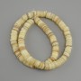 Koraliki z muszli Scefaraka rondel, średnica 8x1, 5-2 mm+- , długość 39 cm+- na żyłce