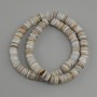 Koraliki z muszli Skafaraka rożdel 8x1, 5-2 mm +/- , długość 38 cm +/- na żyłce