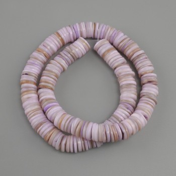 Buzynki z muszli skafarce rondel, średnica 10×1, 5-2 mm ±, długość 39 cm ± na żyłce