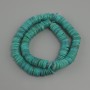 Koraliki z muszli Sgafarka rondel, średnica 10x1, 5-2 mm+- , długość 35 cm+- na żyłce