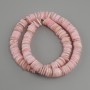 Muszle kafarotki (skafarka) koraliki typu rondel, średnica 10x1, 5-2 mm ±, długość 39 cm ± na żyłce