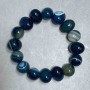 Bransoletka Agat owal 16x12 mm +/- długość 18 cm +/- strecz