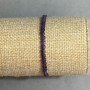 Bransoletka Ametyst fasetowana moneta 4 mm+-, długość 18 cm+-, typu stretch