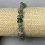 Bransoletka Nefryt, okruchy 7-13x3-5 mm+-, długość 18 cm+- na gumce (strecz)