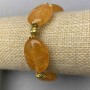 Bransoletka Cytryn owal 25×18 mm ± z wkładkami, długość 18 cm ± stretch