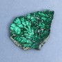 Pamiątkowa płytka z naturalnego kamienia malachit 85x66x10 mm +- waga 136 gram
