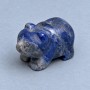 Figurka-suwenir Panda z sodalitem, naturalny kamień 40x25x22 mm+