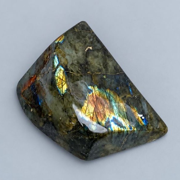 Kamień pamiątkowy naturalny labradoryt 14x11x5 cm+- waga 1125 g