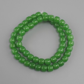 Koraliki chryzopraz rondel, średnica 8x7 mm ±, długość 38 cm ± na żyłce