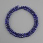 Koraliki Lapis Lazuli naturalny kamień fasetowany kubik, średnica 4x4 mm+-, długość 38 cm+